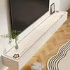 Tapete de mesa minimalista para rack de TV, sensação de luxo leve e de alta qualidade, à prova d'água e à prova de óleo, pano de cobertura sem lavagem para aparador, tapete protetor de tampo de sapateira