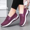 Zapatos de Mujer, Zapatos de Mujer de Talla Grande Transfronterizos, Zapatos de Suela Blanda Que No Cansan los Pies, Zapatos Casuales para Madres de Mediana Edad y Mayores, Zapatos Planos, Zapatos de Tejido Fly-Knit