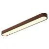 Lámpara de Techo Pasillo Pasillo Lámpara de Tira con Veta de Madera de Nogal Retro Balcón Entrada Entrada Vestidor Lámpara de Techo 357L