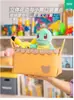Cesta de almacenamiento plegable estilo Corea del Sur, fieltro, decoración del hogar para niños, meriendas, juguetes, artículos varios, cesta para ropa sucia