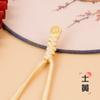 Botón Cheongsam, botón de estilo nacional, botón trenzado con cuentas de jade, nuevo botón chino tejido a mano, accesorios de decoración Hanfu vintage