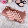 En stock ZOEVA 15 12 8 juego de brochas de maquillaje con bolsa herramientas de belleza de pelo de animal al por mayor brocha para sombra de ojos