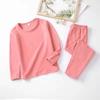 Conjunto de Roupa Íntima Térmica de Veludo Quente para Crianças com Fibra Autoaquecível Roupas Quentes de Outono para Meninos Calças de Outono e Inverno Top Quente para Meninas