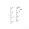 Estante de almacenamiento para colchonetas de yoga, estantería de pared de varios niveles, rodillo de espuma para estudio de yoga/gimnasio, estante de almacenamiento para gimnasio