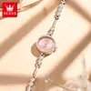 Relógio Oris Nova Geração Quartzo Luz Luxo Moda Diamante Pulseira Relógio Feminino Nicho Alto Padrão À Prova D'água Relógio Feminino