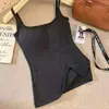 Camisola cepillada estilo coreano para otoño e invierno para mujer con copas en el pecho, top base térmico, corte ajustado, adelgazante y ropa interior cálida