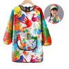 Overol extendido de pintura al óleo impermeable resistente a las manchas para bebé y niño, estudio de pintura al óleo, delantal de manga larga para pintura de jardín de infancia, anti-vestido