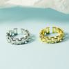 Anillo Abierto Retro Estilo Frío Dongdaemun Estilo Coreano Anillo Anillo Cadena Calado Moda Elegante Anillo de Dedo