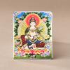 Pintura Thangka Farmacéutico Zakiram Vida pasada y vida presente Madre Tara Verde Benmingfo Lienzo puede cambiar la imagen Thangka Marea Nacional Re-grabado