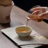 Rinyu Guisong Taza Maestra Pintada a Mano Jardín de Peras Ganso Blanco Pequeño Registro Taza de Té Gongfu Artículos para el Hogar Culturales y Creativos Taza de Té Taza de Aroma