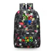Mochila Escolar Unisex Casual para Viaje, Super Mario Star, Estudiante Joven, Transfronteriza