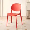 Sillas Coloridas de Moda, una Opción Ideal para Apartamentos Pequeños, Sillas de Comedor de Plástico Minimalistas Modernas con Diseño Delgado, Sillas de Lujo Ligero para Uso Doméstico