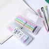 Cargas para Caneta Jiaxuepai Pretas 0.38/0.5 Tubo de Agulha Cheio Cargas de Reposição Material Escolar Cargas para Caneta Tinteiro Sem Quebra de Tinta Sem Quebra de Carga