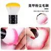 Herramientas Transfronterizas para Uñas, Brochas de Maquillaje, Cepillos Limpiadores de Uñas, Cepillos Limpiadores para el Borde Trasero, Herramientas para Uñas con Base Metálica
