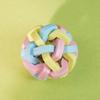 Brinquedos para Cachorro Mais Vendidos, Resistentes à Mordida, Para Roer os Dentes, Aliviadores de Tédio para Animais de Estimação, Bola Colorida com Sino, Brinquedos para Treinamento de Cachorro que Produzem Som