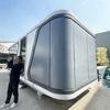 Nova Cápsula de Nave Estelar Janela do Chão ao Teto Moderna Recipiente Cabine de Transformação Atividades de Turismo de Campo Casa Flutuante Pré-fabricada