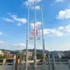 Mástil de acero inoxidable para exteriores, fabricante de mástiles de acero inoxidable 304, mástil cónico al por mayor para empresas y hoteles, mástil de bandera nacional personalizable