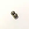 Cuentas Dzi de Taiwán Patrón de Piel de Naranja Diente Weathered Proceso de Pasta Humectante Mantequillosa Ágata Natural Accesorios para Collares DIY [Grado a]