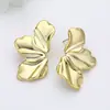 Pendientes de Temperamento de Moda Retro Ins Simples Transfronterizos Europeos y Americanos Personalidad Nicho Diseño Único Forma Irregular Pendientes para Mujer