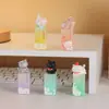 Caja Misteriosa de Sellos Gatito Despreocupado Creativa con Almohadilla de Tinta Regalo para Estudiante Adorno de Escritorio de Moda Regalo