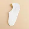 Calcetines de Algodón para Mujer de Verano, Absorbentes de Sudor, Transpirables, Antideslizantes, Bajos, Color Sólido, Raya Vertical, Resistentes al Olor, Duraderos, Calcetines Invisibles