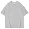 Camiseta Masculina Pesada Manga Curta Algodão Puro 270g Algodão de Xinjiang Vintage Casual Americano Solta Tendência Marca Verão Camiseta Atacado