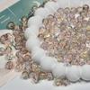 Atacado 8mm Contas de Vidro Explosão Rachada Gelo Contas Soltas de Vidro Material para Pulseira Colar Artesanal DIY