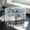 Porta-Cartões Dupla Camada de PVC Estilo Japonês, Bolsa de Gelatina Transparente Destacável, Bolsa para Guardar Pequenos Itens, Porta-Chaves, Bolsa de Pendurar