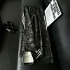 Calça Camuflada com Três Listras de Seda Gelada Secagem Rápida Masculina Verão Estilo Fino Estilo Americano Listras Levemente Flare Perna Reta Calça Esportiva Casual