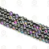 4/6/8/10mm K9 Contas Brilhantes Finas Contas Bolha de Vidro Cristal Contas Redondas de Luz para Miçangas Acessórios Semi-Acabados
