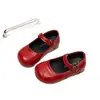 Zapatos de princesa, zapatos de piel para niñas, rojos, adecuados para primavera y otoño, estilo Mary Jane, zapatos para niños, elegantes y cómodos con suelas suaves