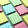 Libreta Post-It de línea horizontal simple cuadrada nota de mensaje nota Post-It color papel de notas para estudiantes