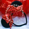 Conjunto de Falda Tutú Navideña para Niñas con Diadema de Cabeza de Mickey Vestido Rojo Disfraz Venta al por Mayor
