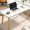 Mesa sencilla para ventanal de casa, Mesa de café pequeña, Mesa baja para dormitorio, Mesa Kang, Mesa de té, Mesa auxiliar de madera maciza para apartamento pequeño