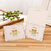Tarjeta de felicitación de cumpleaños con estampado metálico de origen transfronterizo, floristería, panadería, compañero de mano, regalo, amigos hombres y mujeres envían tarjeta de felicitación, tarjeta pequeña