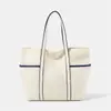 Bolsas de Mujer Transfronterizas Nuevo Estilo Primavera y Verano 2026 Bolso de Mano de Lona Simple Casual Bolso Tote Popular de Gran Capacidad