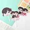 Mercancía Popular para Fans: Ventilador de PP Personalizado de Doble Cara Impreso con Personaje de Dibujos Animados, Forma Única, Hecho por Encargo a Partir de Una Pieza