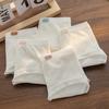 Clase a Algodón Blanco Algodón Puro Ropa Interior para Mujer, Lindos Calzones de Cintura Media Estilo Japonés Antibacterianos 5A para Niñas, Cuidadosamente Seleccionados