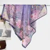 Lenço de seda de 90cm para mulheres, versátil e elegante, lenço pequeno rosa para pescoço, acessório estiloso para combinar com camisas, xales e lenços de cabeça