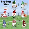 Placas Decorativas de Jardim de Natal Transfronteiriças, Decorações com Placa Oca para Atmosfera de Festa no Jardim, Placas para Gramado Externo, Feitas Sob Medida