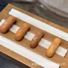 Accesorios de tarjeta de mano estática de madera de agar hechos a mano DIY accesorios de moda Wenwan pulsera de cuentas de Buda agujero de nariz de vaca superior e inferior S881