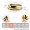 Manija Pequeña de Cajón de Latón Macizo Forma de Huevo de Paloma Dorado Brillante Estilo Francés Manija Redonda de Bola Lujo Ligero para Puerta de Gabinete
