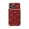 Gato Retro Adecuado para Funda de Teléfono Móvil Serie Apple 17 Iphone15 Piel de Cabra Galvanizada 16 Otoño e Invierno 14Promax Mujer