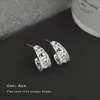 Pendientes de Botón con Encaje Hueco y Pedrería Estilo Coreano de Moda Dulce Temperamento Pendientes de Botón Suaves Elegantes Pendientes de Lujo Ligero