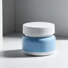 Fábrica Yijun 50g Tarro Cosmético de Plástico PP con Tapa de Rosca de Boca Ancha, Serigrafía, Botella para Envasado de Crema, Tarro de Crema Personalizado