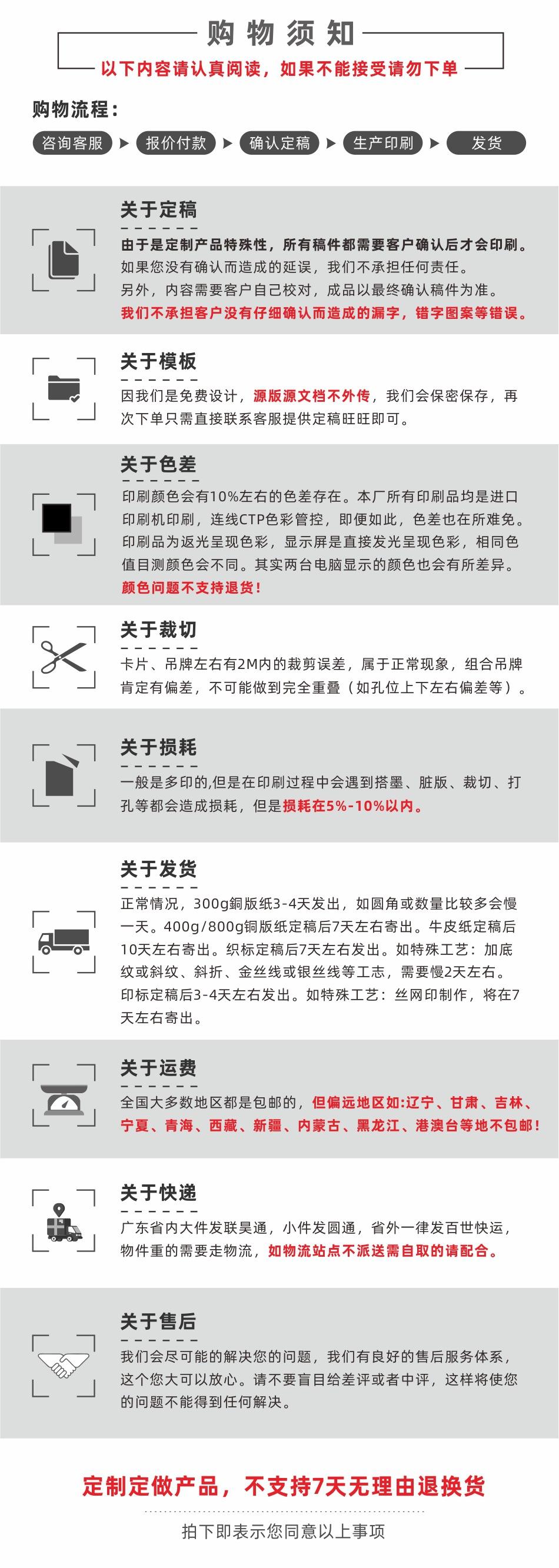 购物须知