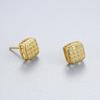 Aretes de tuerca de plata S925 con micro incrustaciones de Zirconia, diseño de nicho elegante y de lujo ligero, aretes exquisitos de alta calidad que combinan con todo