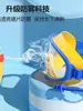 Gafas de Natación para Niños y Niñas, Marco Grande, Impermeables, Antivaho, Anti-UV, Gafas de Natación de Alta Definición para Niñas