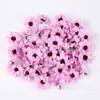 Cabezas de Flores Artificiales Estilo Bosque, Margaritas Pequeñas, Girasoles Pequeños, Coronas Falsas de Cosmos, Accesorios para Scrapbooking, Decoraciones Florales para Bodas