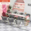 Mesa y silla para uñas estilo nórdico ins net red lujo ligero estilo japonés individual doble precio especial económico